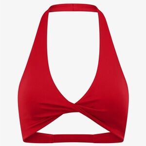 CSB Serenity Halter Sports Bra - Red - Medium